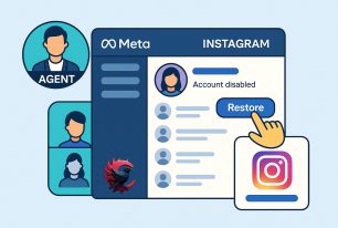 بازگردانی با ایجنت | Restore the page with Instagram Agent